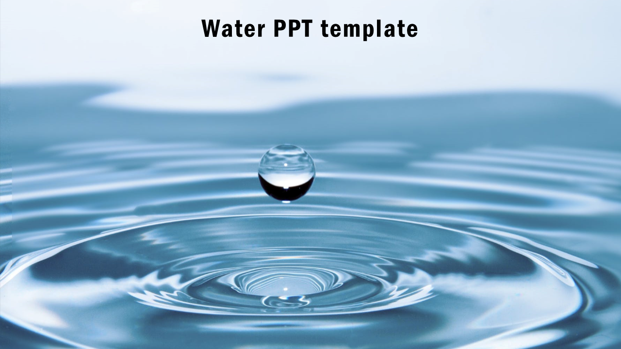 water ppt template